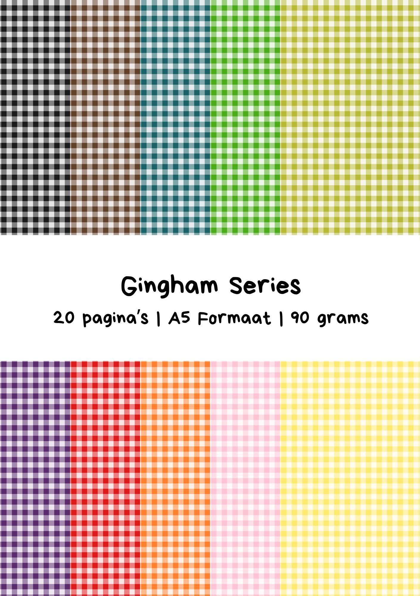 Gingham Series Achtergrondjes