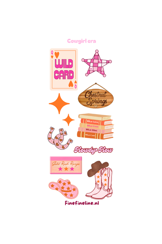 Cowboy Romance Stickervel