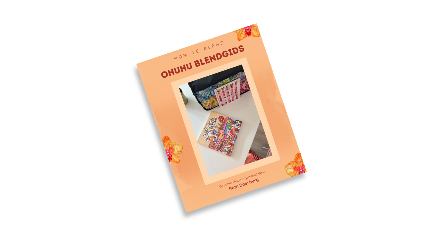 Pre order: Ohuhu Blendgids (A5 geprint) - Fysieke versie