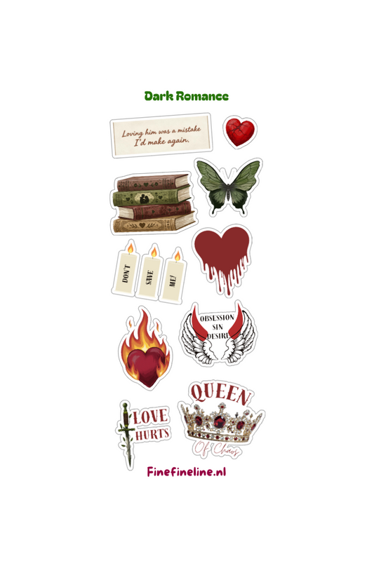 Dark Romance Stickervel