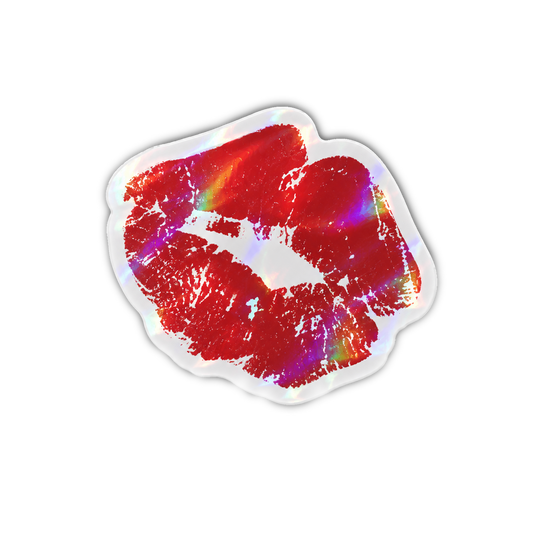 Holografische Sticker Kusje