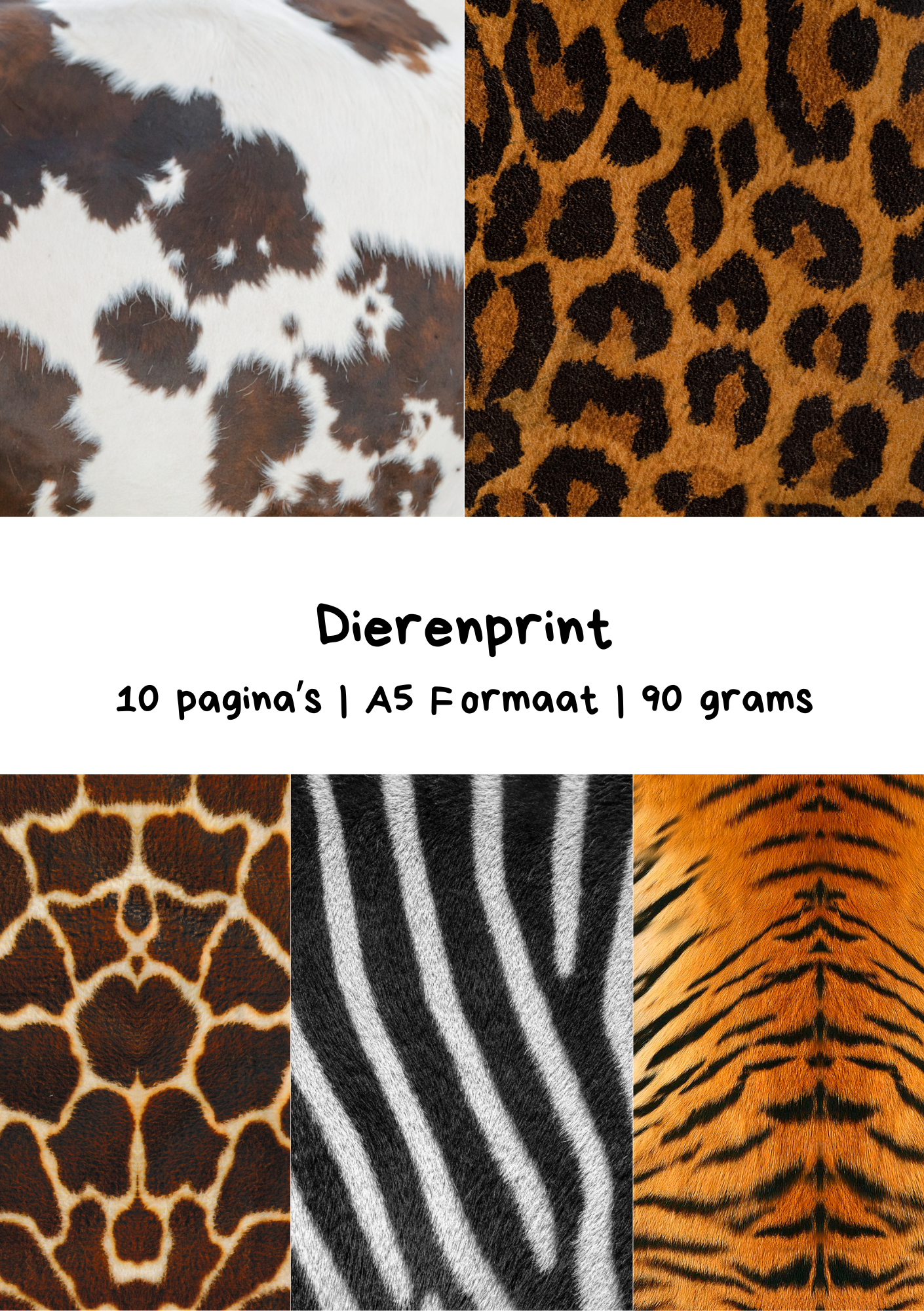 Dierenprint Achtergrondjes