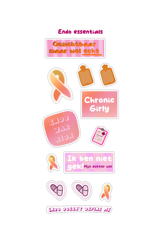 Endo Essentials Stickervel