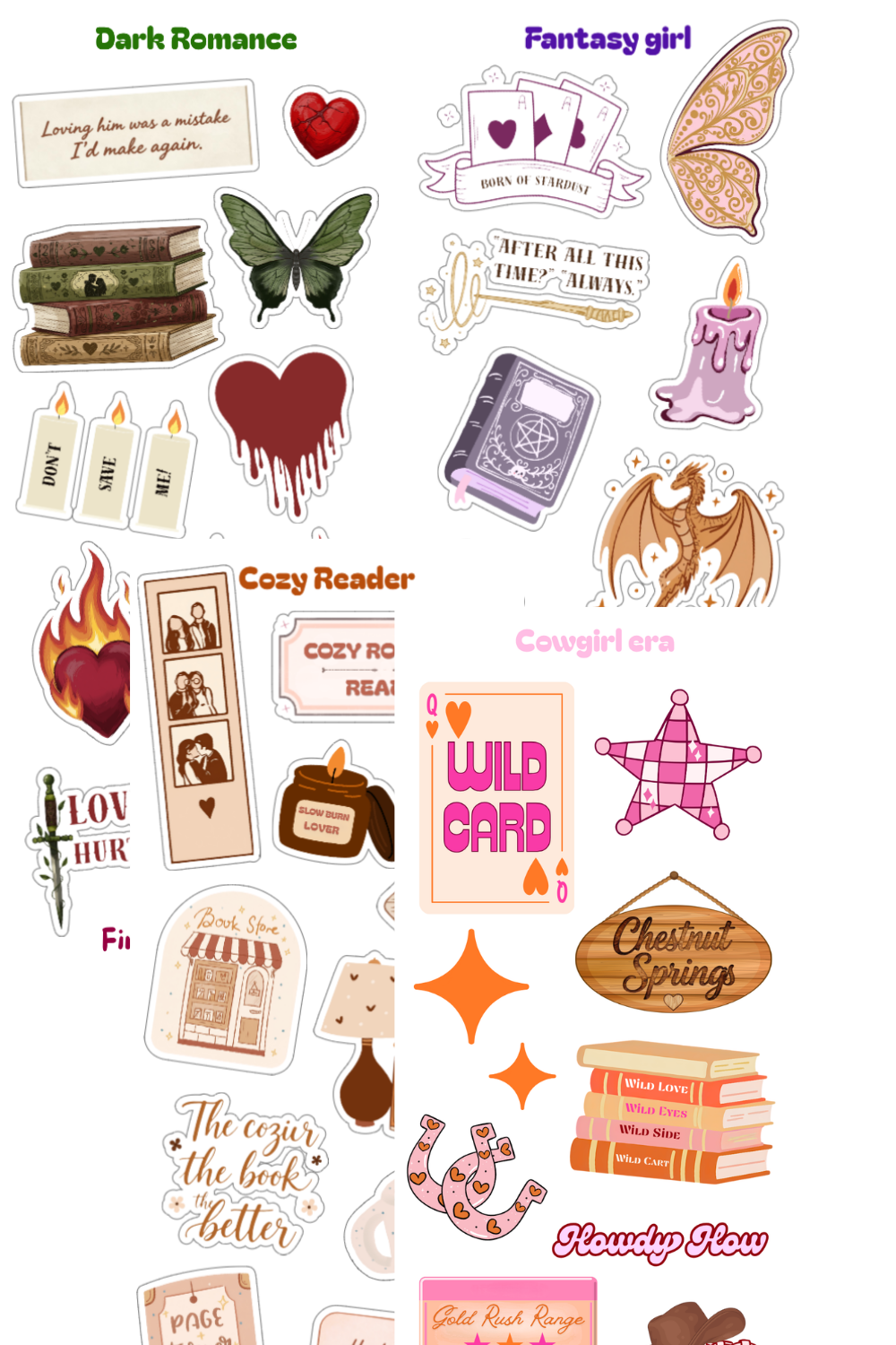 Genre Stickervel