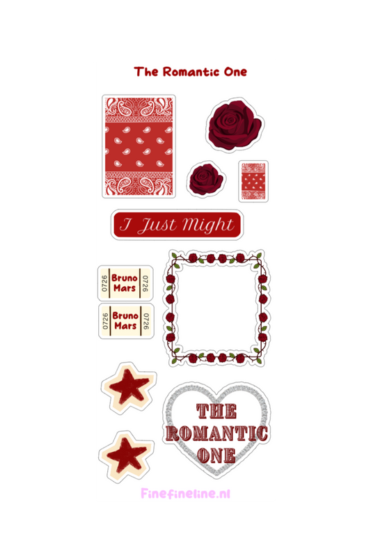 The Romantic One Stickervel
