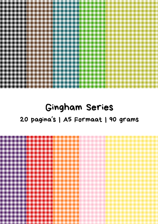 Gingham Series Achtergrondjes