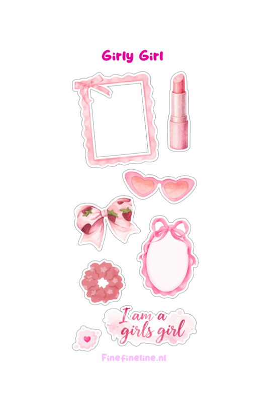 Girly Girl Stickervel