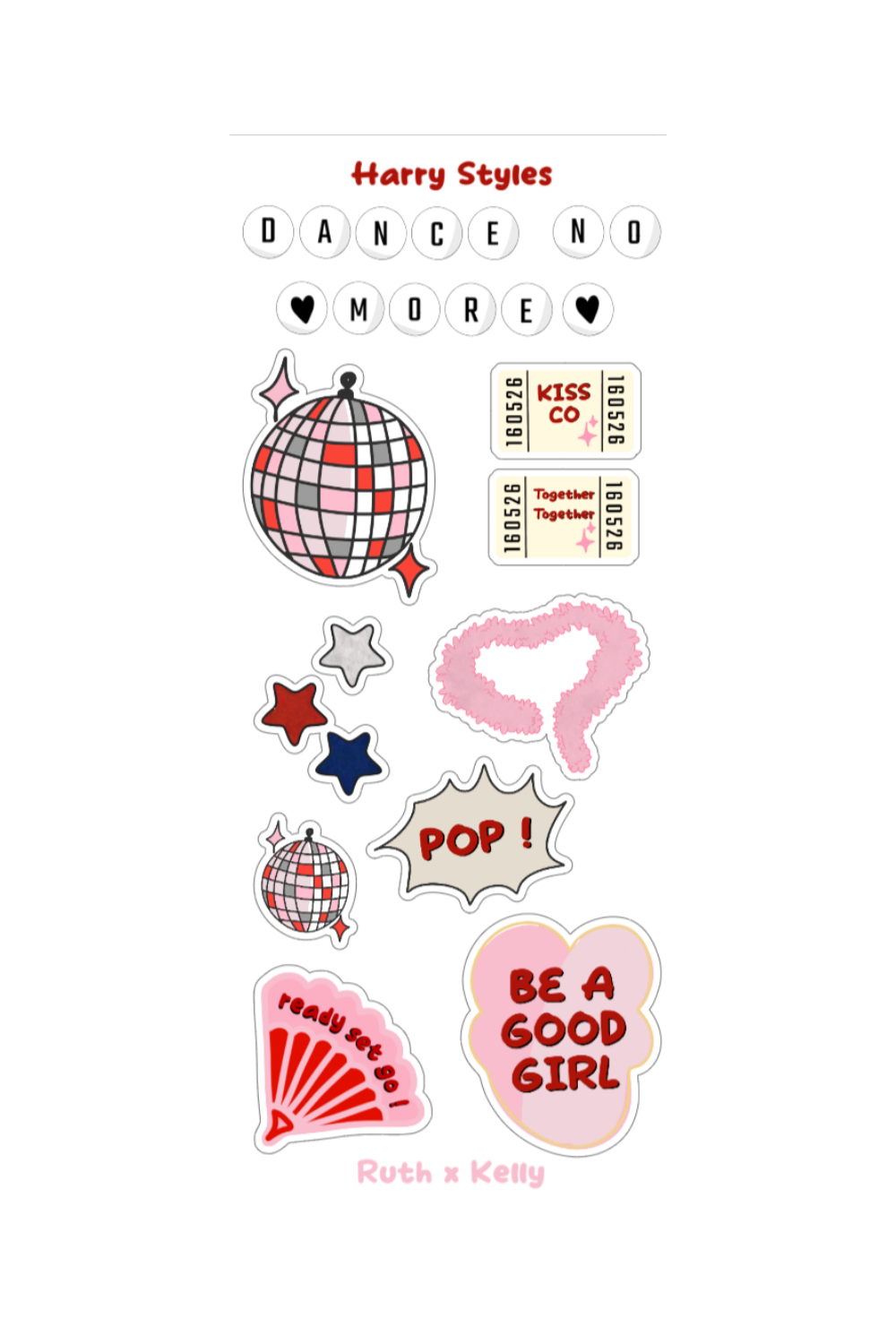 Harry Styles Stickervel