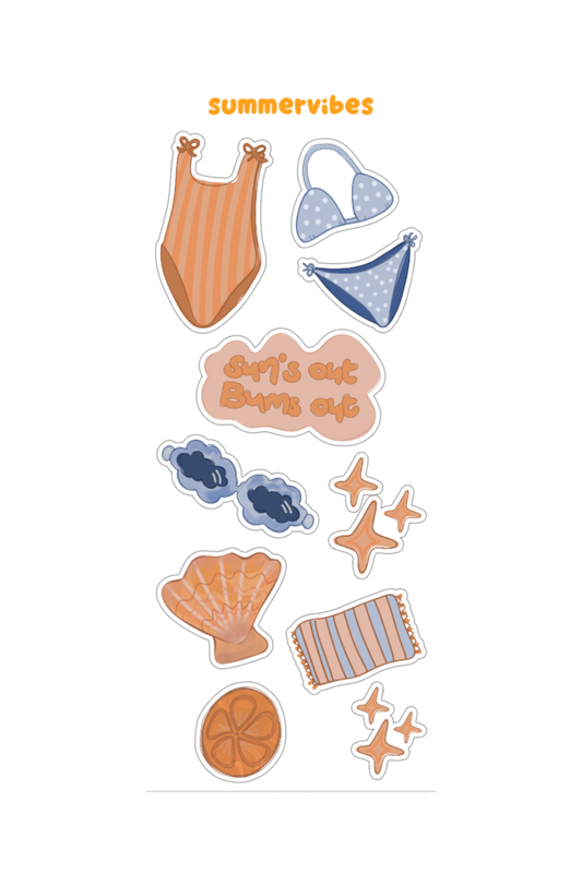 Summervibes Stickervel